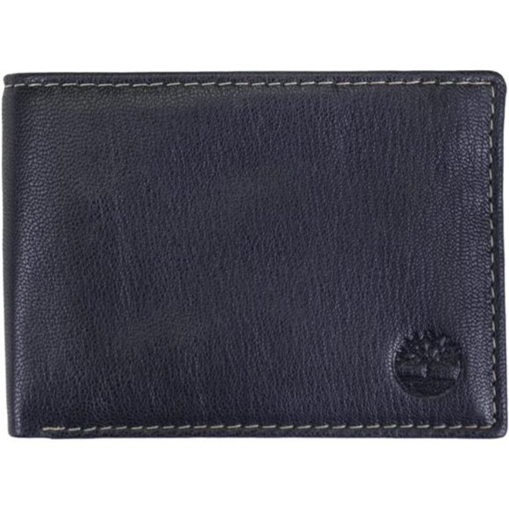 Men's Genuine Leather Rfid Blocking Passcase Security Wallet